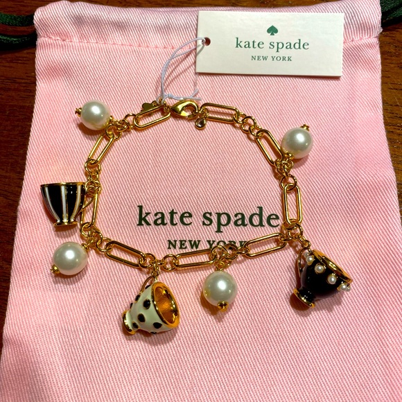 NWT ♠️kate spade Tea Time Bracelet - from the Alice in Wonderland Collection.♠️